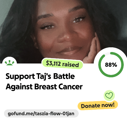 Tahj Battle Breast Cancer GoFundMe