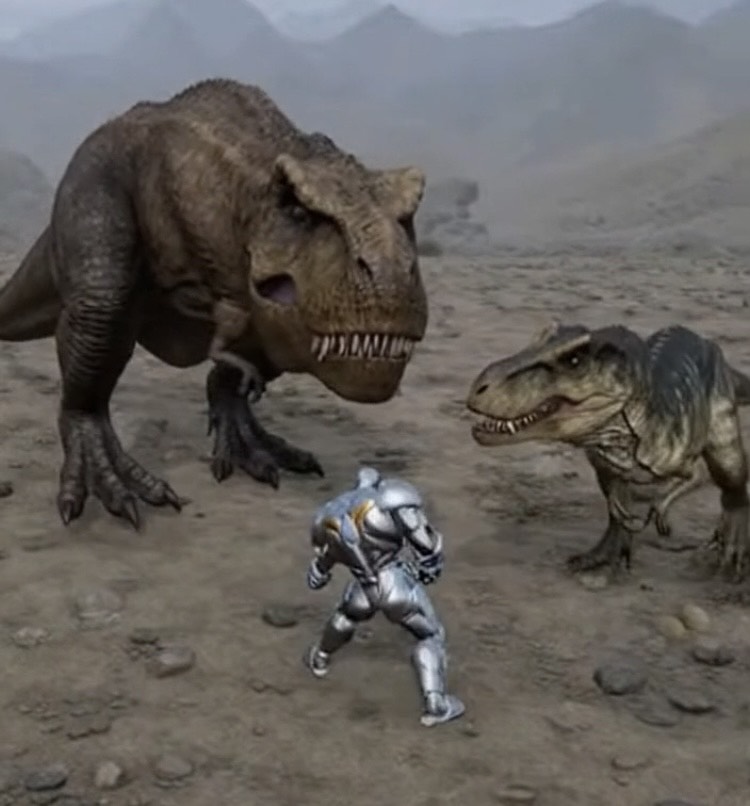 Asbury Park High Carthaginian Wars metal man dino