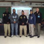 Veterans day Asbury Park High School Principal with VFW