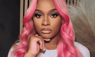 TikTok Star Maurice Harrison in pink hair