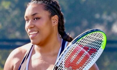 Blind tennis player Jessica Gonzalez