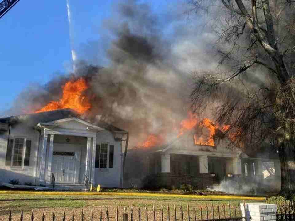 Cook Brothers Funeral Directors and Cremations fire