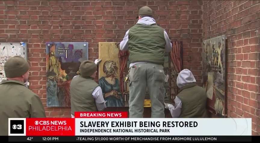 Slavery exhibits restored at Philadelphia’s President’s House after judge’s order