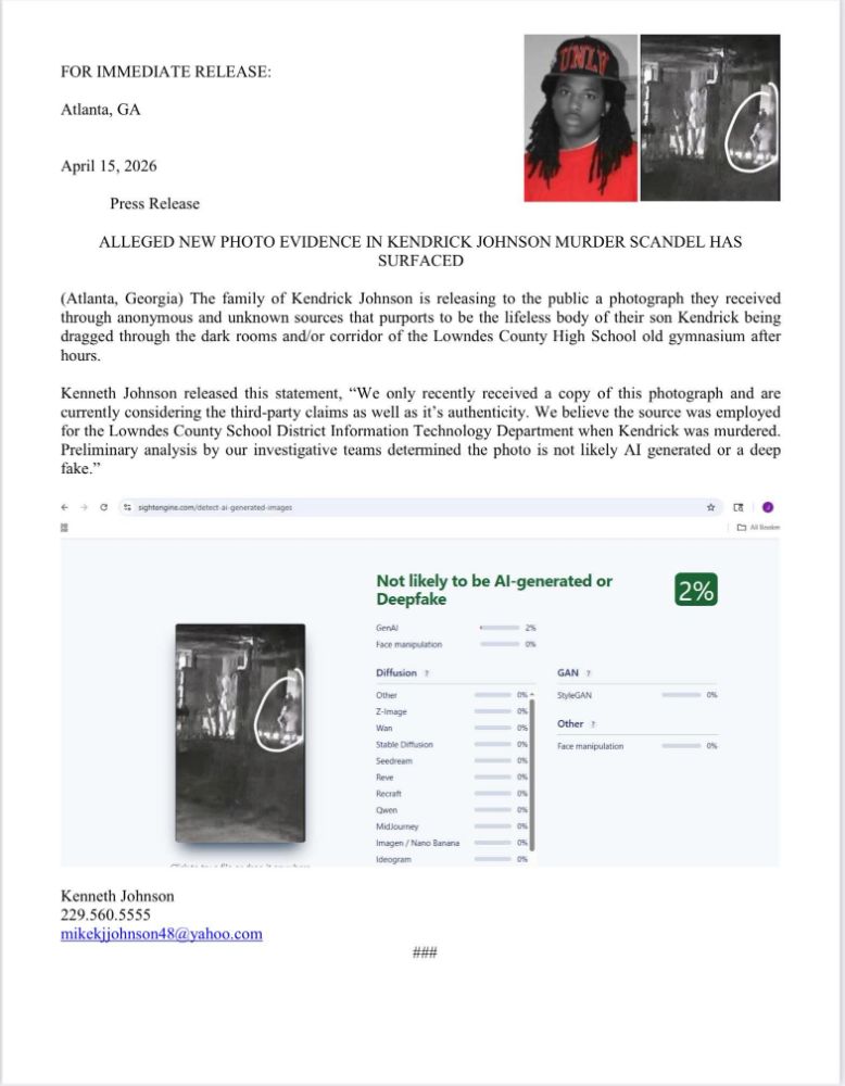 Kendrick Johnson death investigation new photo