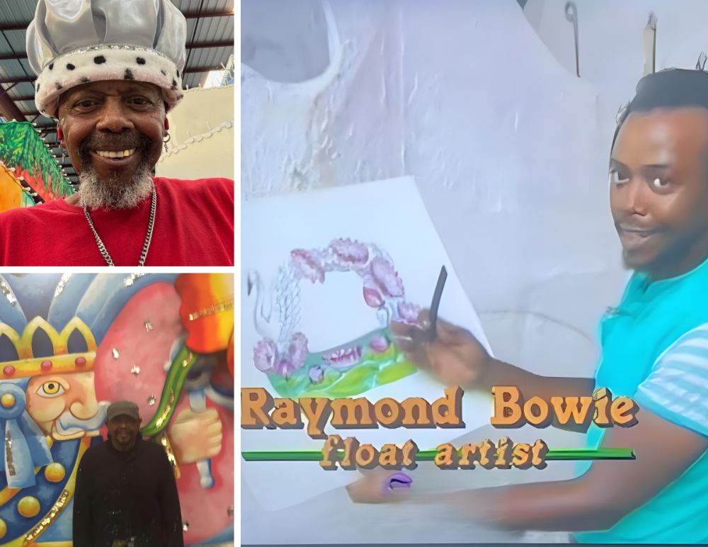 Raymond Bowie Mardi Gras float artist