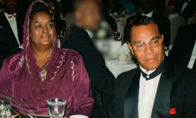 Khadijah Farrakhan and Louis Farrakhan