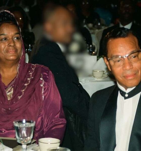 Khadijah Farrakhan and Louis Farrakhan