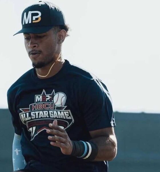 Savannah State baseball player Johan Sandoval