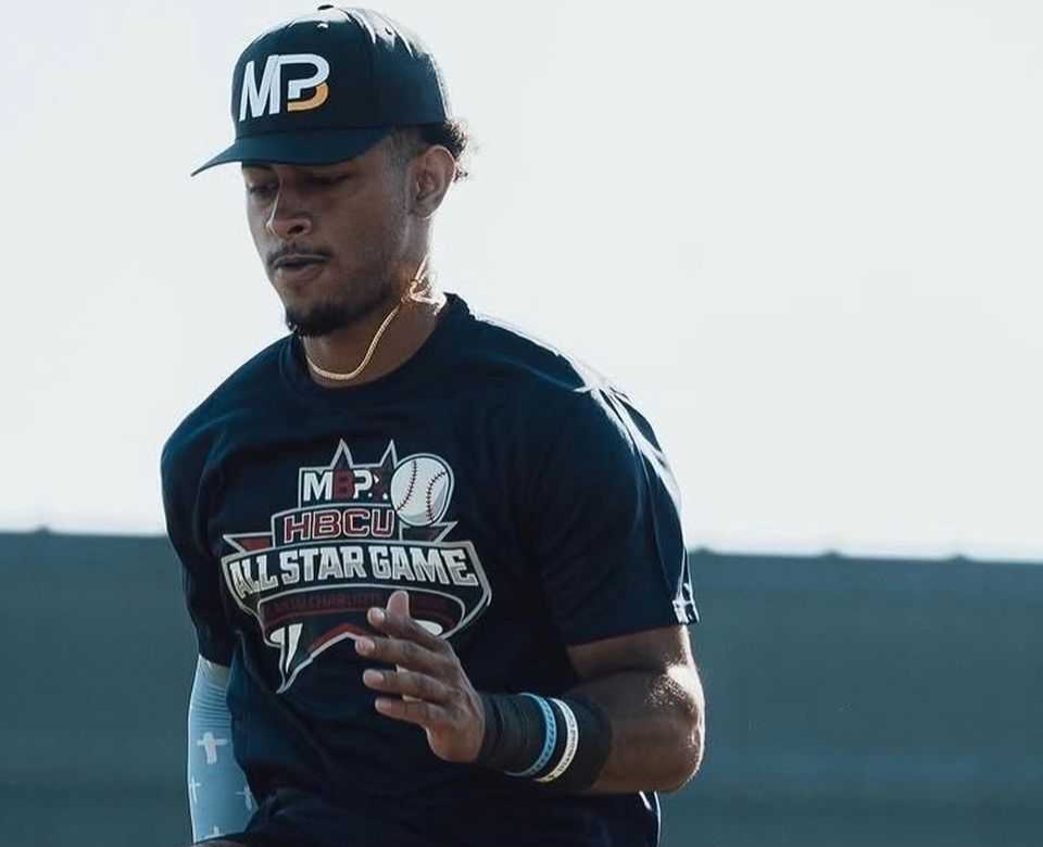 Savannah State baseball player Johan Sandoval