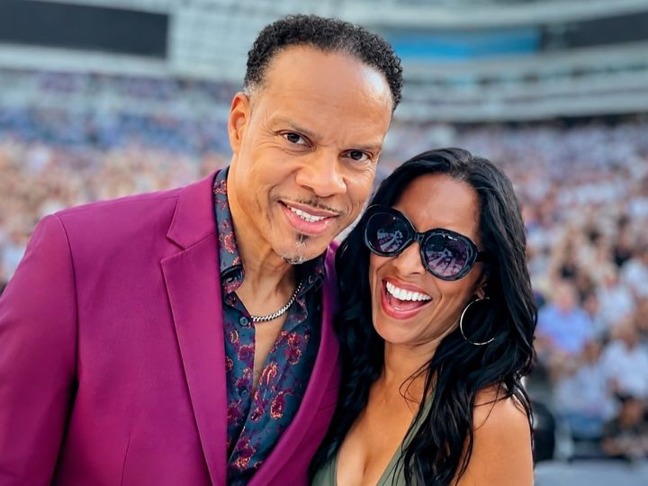 Earth Wind Fire drummer John Paris and wife