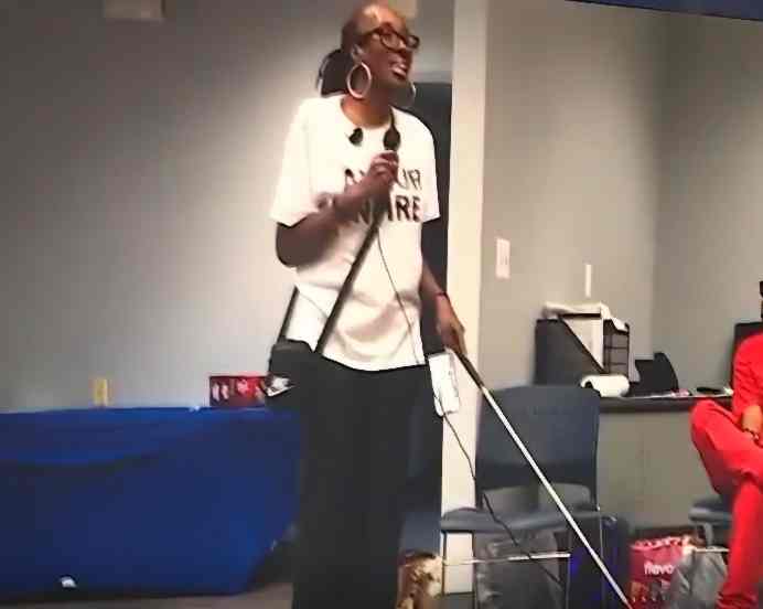 Lady Jay blind dance instructor Detroit
