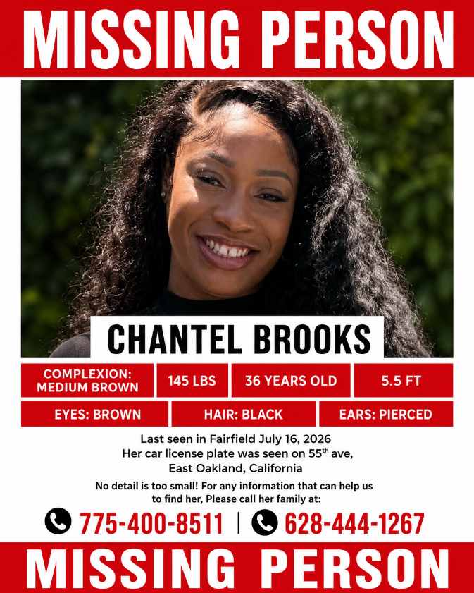 Chantel Brooks missing flyer