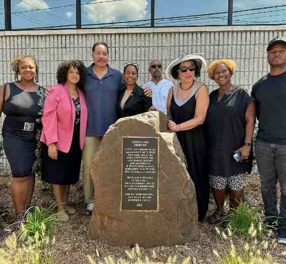 Cherry Lane Cemetery Memorial Garden dedication with descendants Staten Island August 24 2024